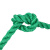 鸣固 安全逃生尼龙绳 消防绳 捆绑绳绿色绳子5mm（10米/捆）