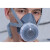 橙央重松制作所口罩日本面具单罐防尘霾电焊可水洗滤芯 单罐DR76D(塑料头带)
