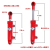 油缸双向液压油缸液压缸50缸径手动升降单双向行程液压缸3吨 50X28X250 3吨推力16MPA耐压