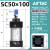 AirTAC原装亚德客标准气缸SC50X25X50X75X100X125X150X175X200S SC50X100