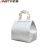 无纺布保温袋 加厚铝箔打包袋保温保冷袋手提袋子  白色 24*24*15CM 10个