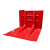 瓦尔特御虹 挡水板红色直板75cm可移动防洪挡板l型门口车库防水板ABS紧急防汛板