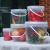 密封塑料桶透明小水桶雪糕包装桶带盖冰粉桶水果桶龙虾桶海蜇桶打包桶5/10L升 6L-透明