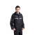 强盛伟业（QSWY） 分体式雨衣雨裤套装反光雨衣 双层 加厚 可清洗雨衣 黑色 尺码 XXL
