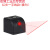 适用红光便携迷你激光水平仪 USB直充锂电池小型十字激光定位器 玫红色 红光一字线(横向