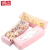 铸固 包装盒 曲奇伴手盒老婆饼牛轧糖点心桃酥中式糕点盒  粉色 (100个）
