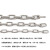 优束 304不锈钢链条 不锈钢链子牵引链金属链条 不锈钢铁链 1.5mm（316材质） 