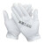 白色棉手套劳保工业作业防护耐磨薄款工作透气棉礼仪文玩白手套 加厚耐用加长款（1双） L