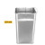 格圣奇垃圾桶方形立式烟灰桶商用烟蒂箱清洁桶C6096墨绿24*61cm