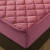 北极绒 牛奶绒床笠单件加厚夹棉床罩简约纯色加绒可水洗床笠1.35\/1.5\/1.8米床垫套 豆沙粉 1.2*2米床笠
