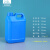 定制黑色塑料桶化学试剂分装密封水桶化工原料方形避光桶3/5/6/10 蓝色2.5L