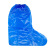 东部工品 ML-231 一次性加厚PE鞋套靴套养殖畜牧长筒塑料鞋套靴套  蓝色皮筋款14丝18g50*39cm100个