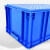君制 加厚零件盒周转箱物料盒收纳盒配件筐塑料盒长方形五金工具盒物流箱 灰色EU4616【600*400*170mm】