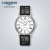 浪琴(Longines)瑞士手表 时尚系列 机械皮带男表 对表 L49214112 
