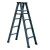 科威顿定制人字梯多功能铝合金室内折叠升降伸缩加厚工程双侧合梯楼梯子 双筋加厚加固款2.5米-13.6斤