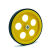 千石计米轮编码器轮同步轮橡胶轮包胶喷码机同步器轮子 周长300mm轮   孔6