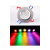 LED彩色小射灯RGB七彩渐变红蓝紫吊顶嵌入式天花筒灯孔灯1w3W 3W暖光【精装进口版】 开孔6.5-7.5CM