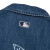 美职棒（MLB）男女装春季衬衣复古背后老花休闲通勤棉质衬衫3ADRM0241 纽约洋基队/靛蓝色 M 170/92A