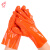东亚  防油防酸碱手套棉衬里PVC浸塑颗粒止滑耐磨劳保防护手套 5双装（加绒款） 