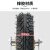 卉圳 充气轮重型减震降噪脚轮车间打气轮橡胶轻音轮10寸定向轮HO127
