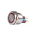 22mm25mm不锈钢金属按钮开关LED带灯自复位自锁圆形电源防水6只脚 高头环形带灯红色（22mm) 3-6V 22mm自锁