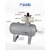 适用气动增压阀VBA10A-02增压泵VBA20A-03压缩空气气体加压VBA40A VBA10A02GN(含压力表消声器)