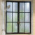 萌依儿法式复古窗 法式奶油风简约风铁艺钢化玻璃平开窗美式复古窗定做 艺术玻璃和尺-寸