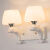 山头林村儿童房壁灯 海豚创意个性LED卧室床头简约现代背景墙带拉线开关墙 双头款 带LED暖光灯泡