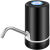 桶装水抽水器饮水机水龙头自动纯净水桶电动小型压水器 黑升级大水泵+304不锈钢管
