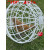 走地鸡笼子可滚动塑料圆形走动觅食鸡笼球形兔笼儿童养小动物圆形 40cm直径   一个