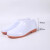 EVA白色食品卫生靴加绒食堂厨房工厂专用雨靴防滑耐油高筒棉水鞋 高度8cm左右：白色(牛筋底-不加棉) 37