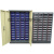 定制定制金瑞达 T1 75抽零件柜抽屉式工具柜铁皮柜 车间重型储物 48抽带门-蓝色