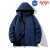 NASA RHUDE冲锋衣男女外套户外进藏登山服外套可拆卸防风防水夹克 男款黑色 XL