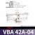 SMC增压阀VBA10A-02气体增压泵VBA20A-03储气罐20L38L VBA42A-04 无配件