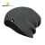 代尔塔(Deltaplus)冬季时尚户外防寒针织绒线帽 法国设计 男女透气保暖防风防护帽 均码 粗绒线款(灰色)