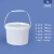 达尼胜透明塑料桶打包桶 手提带盖密封桶水果桶奶茶桶 腌制存储小水桶