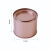上柯 W1522 圆形茶叶罐马口铁罐包装铁盒 可定制 玫瑰金直径73*高60mm