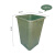 户外垃圾桶内胆桶方形铝塑料室外卫果皮壳箱分类大号筒内胆桶 G款35*35*54cm