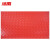 冰禹 BYyc-131 PVC黑底加厚款（厚度2.3-2.5mm）防滑垫 多拍不截断 红色1.8米宽*1米