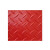 舒耐安 JT-JCLY01 配电房柳叶纹防滑平面橡胶垫 6mm厚，红色，1M*10M，15KV 卷