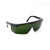 海斯迪克 电焊眼镜 防风沙防激光护目镜HKZJ-2 墨绿色