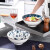 惠寻 京东自有品牌 日式宋韵陶瓷碗4件套 8英寸斗笠面碗汤碗餐具套装