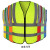 斯铂格 BGH-47 反光背心建筑施工道路交通环卫保洁 汽车年检荧光衣透气安全马甲 橙色 肩条款XL码