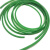 聚氨酯PU圆皮带绿色粗面可粘接O型环形圆带电机传动带工业皮带 红色光面4MM整卷(200米)包邮