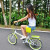 永久7变速20英寸折叠自行车清新快装型高碳钢车架成人男女式学生单车城市通勤车 YE2013 苹果绿