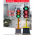 定制适用交通红绿灯 交通信号灯十字口 指示灯 爆闪灯黄闪灯 太阳能红绿灯 单面2灯(红绿/自动或手动)定金
