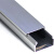 DS 铝合金方线槽 40*25mm 壁厚0.6mm 1米/根 外盖明装方形自粘地面