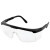 VIAN护目镜G601防护眼镜防雾透气骑行防风沙防灰尘劳保防飞溅工作防护眼镜 G601黑框透明眼镜(不防雾款) 标准