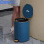 蓝鲸环卫 梦幻黑金13L 轻奢不锈钢带盖创意垃圾桶LJHW-1117