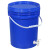 尚留鑫 手提塑料桶20L蓝色带龙头水桶加厚储水洗手桶